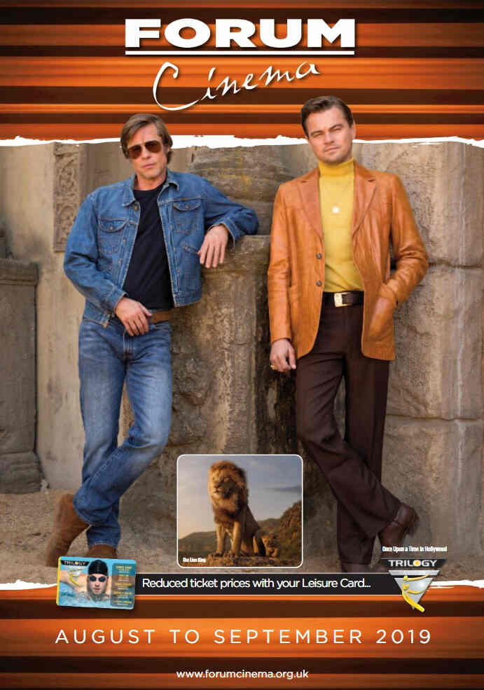 FORUM CINEMA magazine cover  August/September 2019
