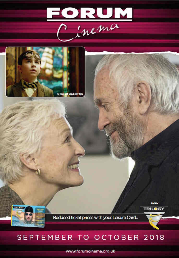 FORUM CINEMA magazine cover  September/October 2018
