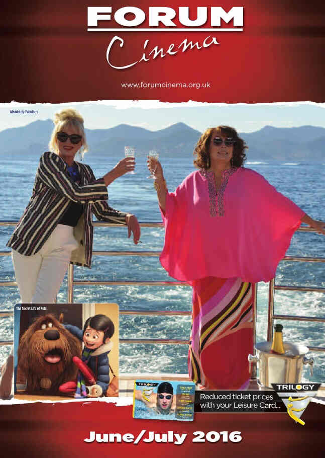 FORUM CINEMA magazine cover June/July 2016