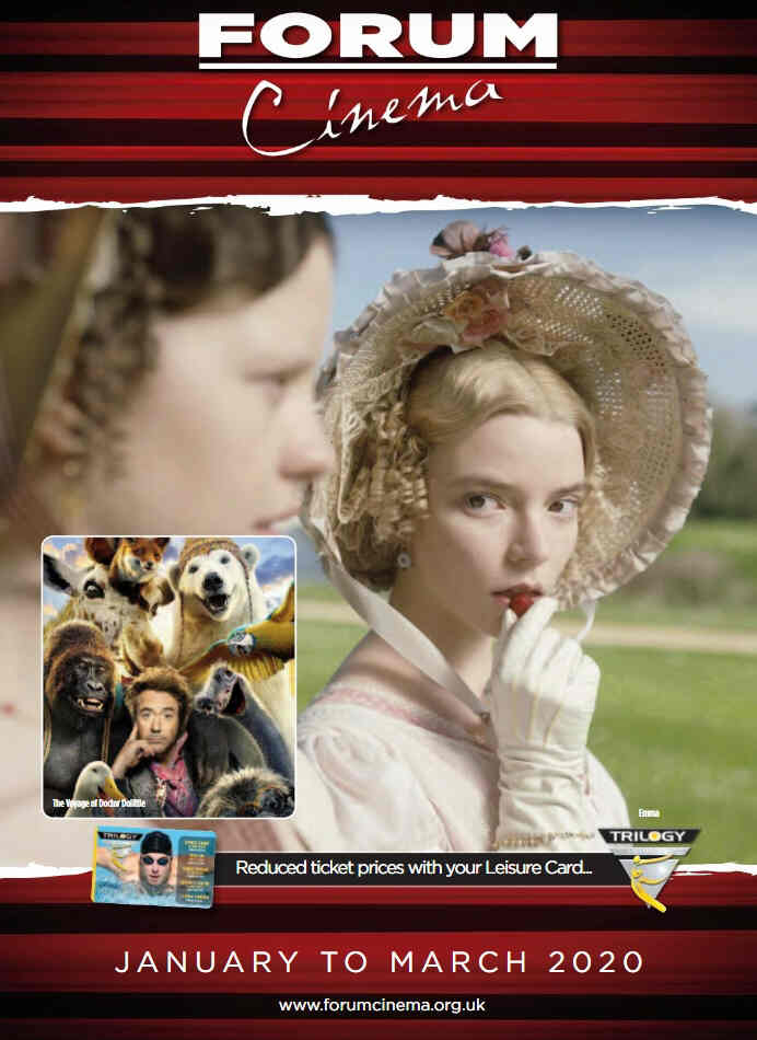 FORUM CINEMA magazine cover  January/March 2020