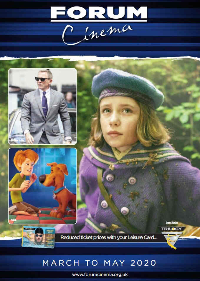 FORUM CINEMA magazine cover  March/May 2020