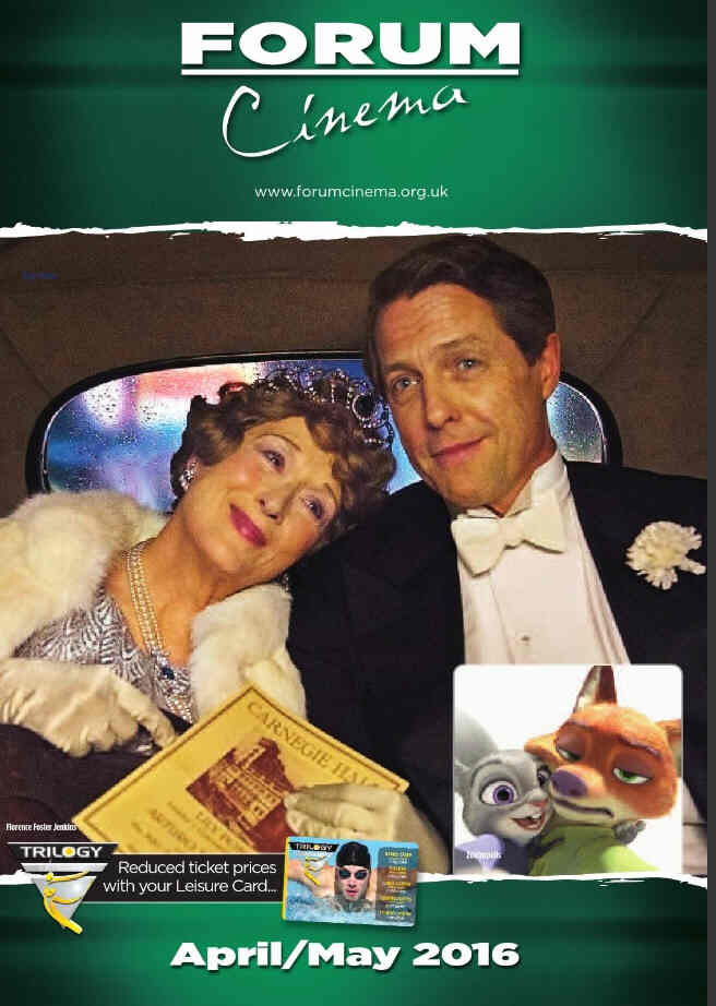 FORUM CINEMA magazine cover April/May 2016