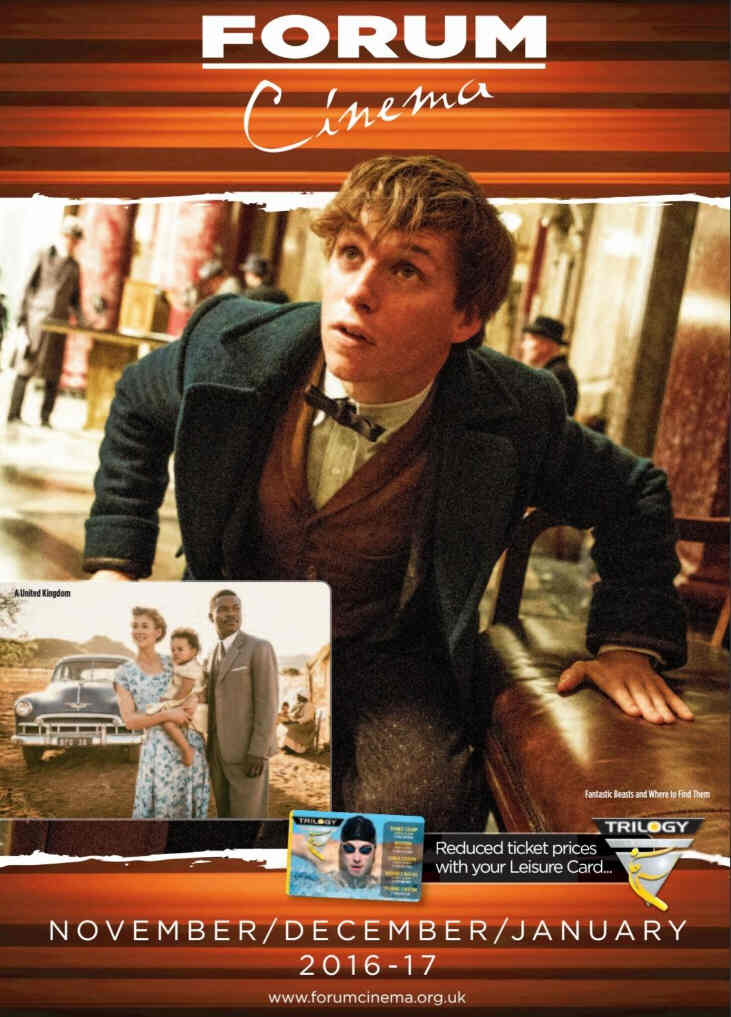 FORUM CINEMA magazine cover November 2016