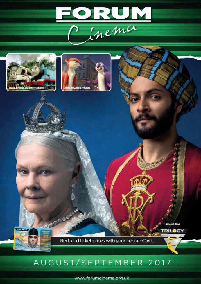 FORUM CINEMA magazine cover  August/September 2017