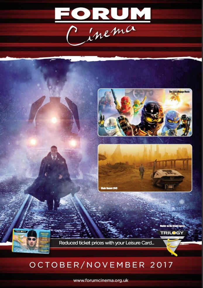 FORUM CINEMA magazine cover  October/November 2017