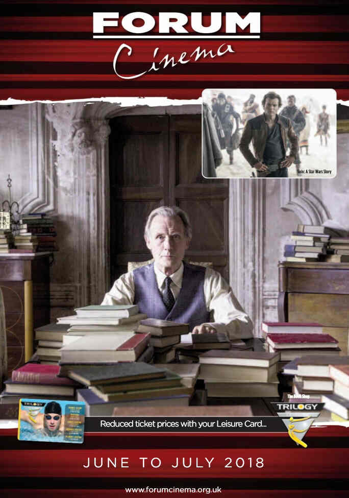 FORUM CINEMA magazine cover  June/July 2018