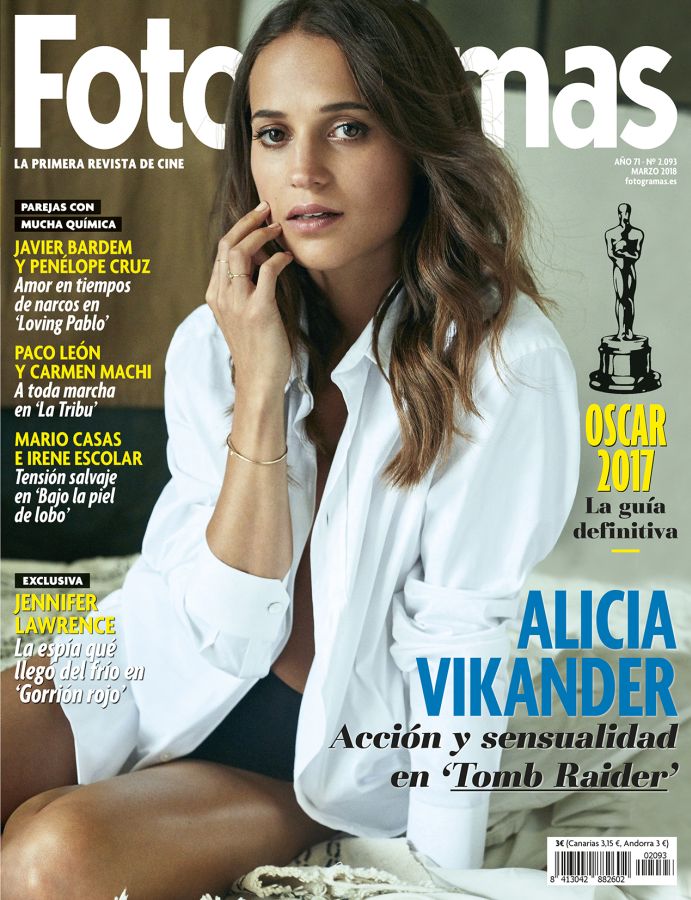 FOTOGRAMAS magazine cover Issue 2093  March 2018