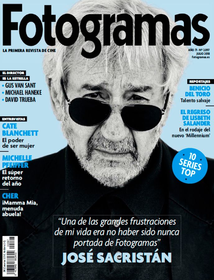 FOTOGRAMAS magazine cover Issue 2097  July 2018
