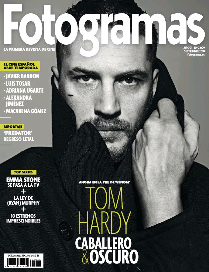 FOTOGRAMAS magazine cover Issue 2099  September 2018