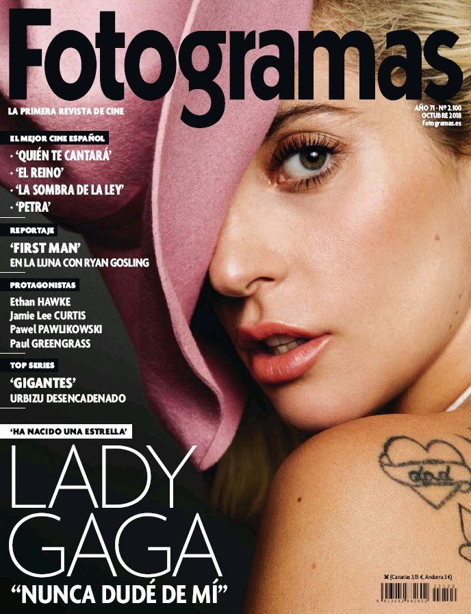 FOTOGRAMAS magazine cover Issue 2100  October 2018
