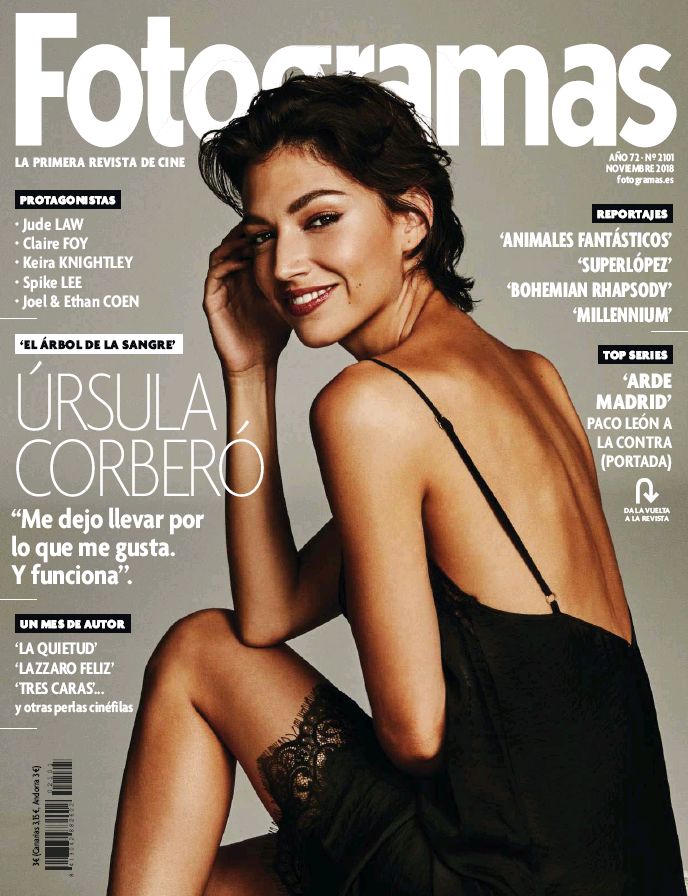 FOTOGRAMAS magazine cover Issue 2101  November 2018