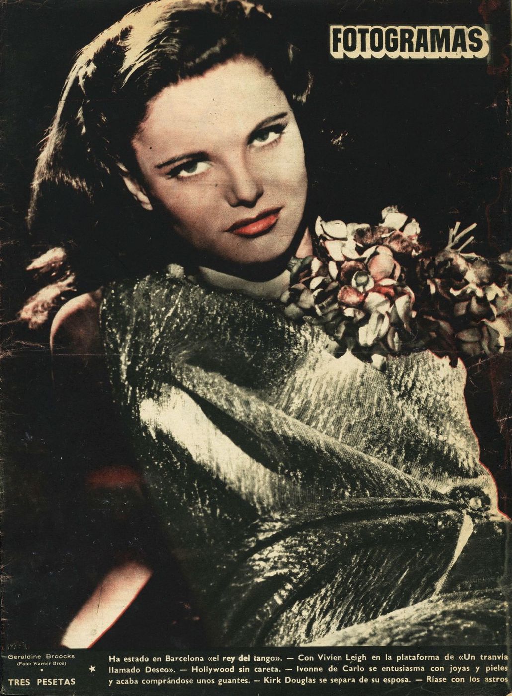 FOTOGRAMAS magazine cover Issue 100 13 October 1950