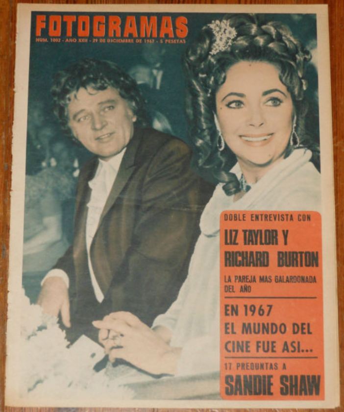 FOTOGRAMAS magazine cover Issue 1002 29 December 1967