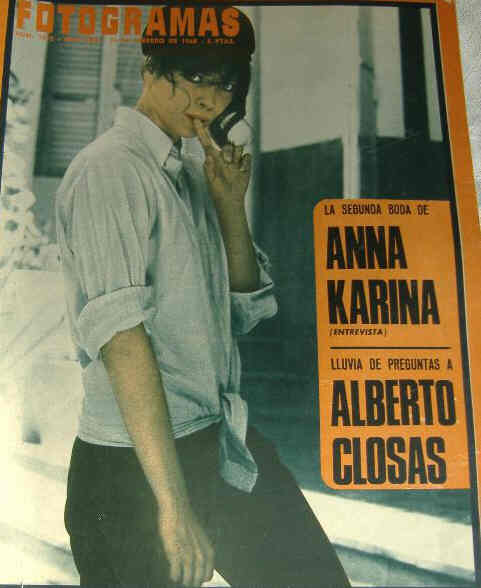 FOTOGRAMAS magazine cover Issue 1010 23 February 1968