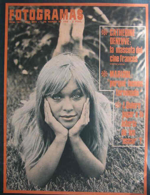 FOTOGRAMAS magazine cover Issue 1011 1 March 1968
