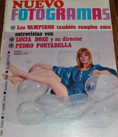 FOTOGRAMAS magazine cover Issue 1016 5 April 1968
