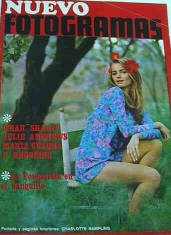 FOTOGRAMAS magazine cover Issue 1017 12 April 1968
