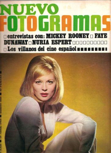 FOTOGRAMAS magazine cover Issue 1018 19 April 1968