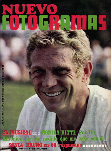 FOTOGRAMAS magazine cover Issue 1024 31 May 1968