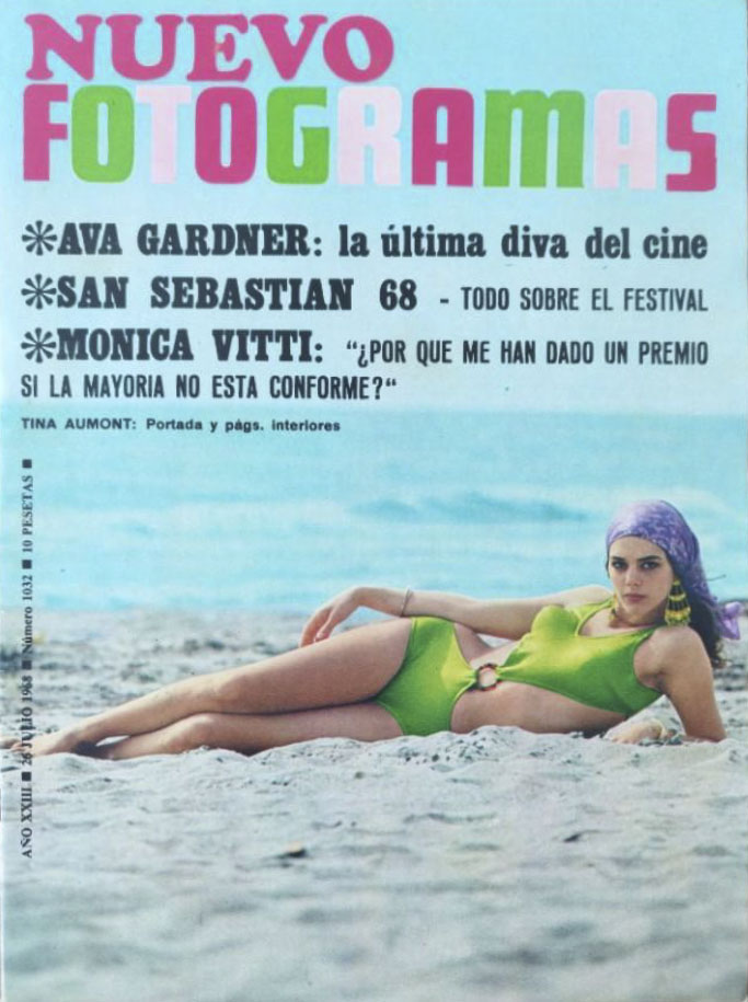 FOTOGRAMAS magazine cover Issue 1032 26 July 1968