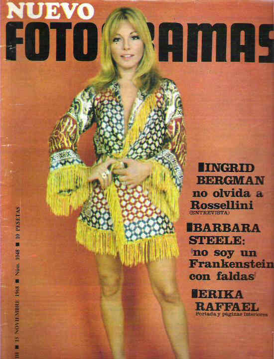 FOTOGRAMAS magazine cover Issue 1048 15 November 1968