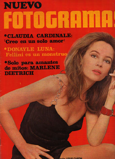 FOTOGRAMAS magazine cover Issue 1055 3 January 1969