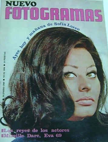 FOTOGRAMAS magazine cover Issue 1056 10 January 1969