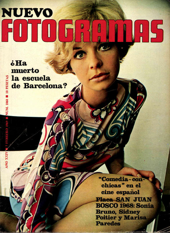 FOTOGRAMAS magazine cover Issue 1060 7 February 1969