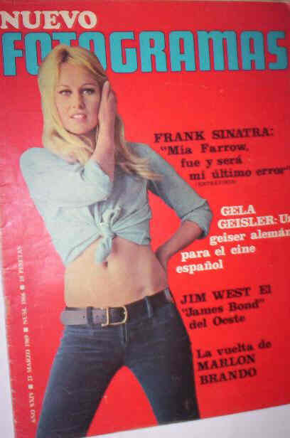 FOTOGRAMAS magazine cover Issue 1066 21 March 1969