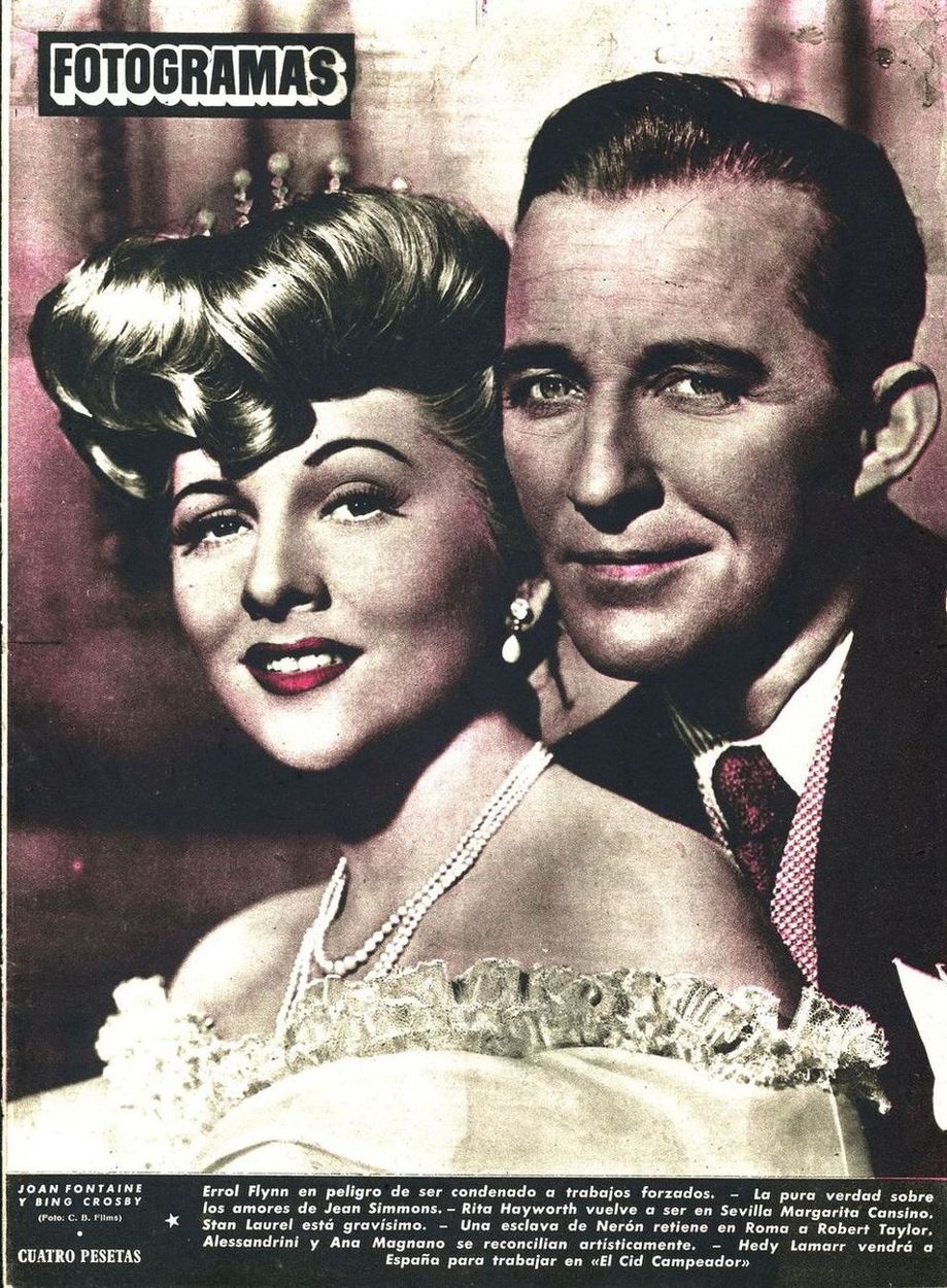 FOTOGRAMAS magazine cover Issue 108 8 December 1950
