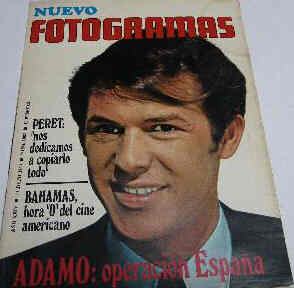 FOTOGRAMAS magazine cover Issue 1082 11 July 1969