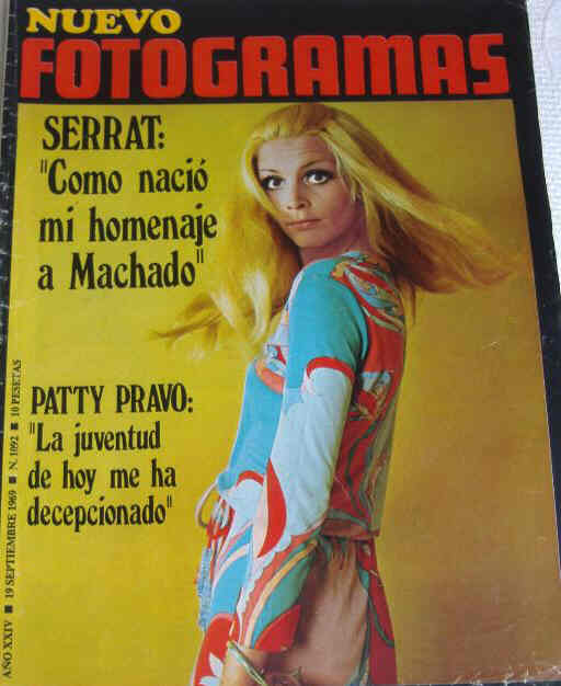 FOTOGRAMAS magazine cover Issue 1092 19 September 1969