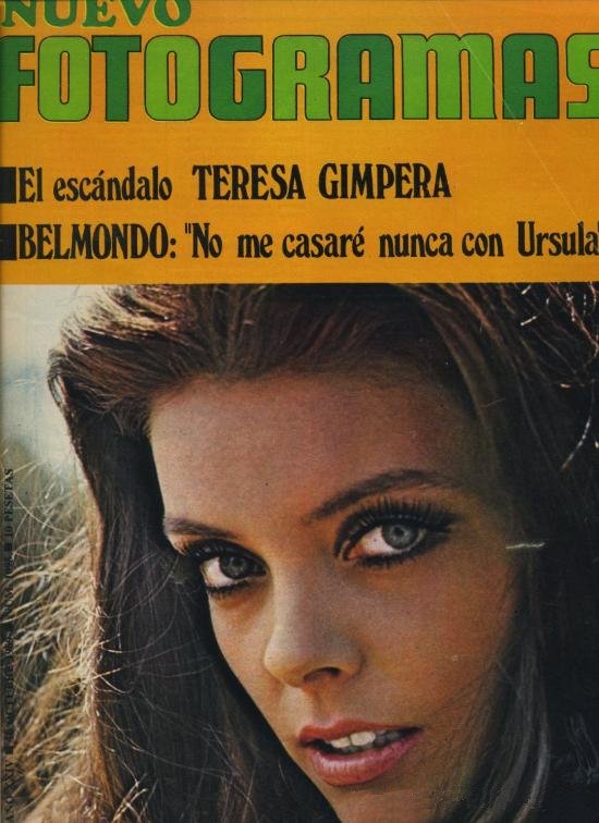 FOTOGRAMAS magazine cover Issue 1095 10 October 1969