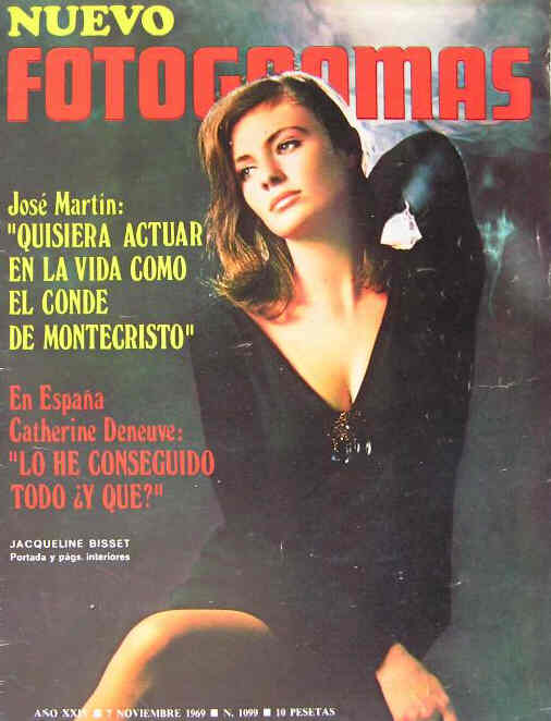 FOTOGRAMAS magazine cover Issue 1099 7 November 1969
