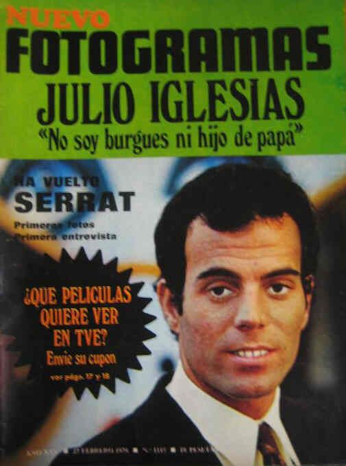 FOTOGRAMAS magazine cover Issue 1115 27 February 1970
