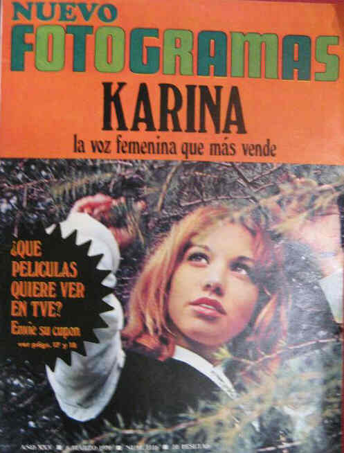 FOTOGRAMAS magazine cover Issue 1116 6 March 1970