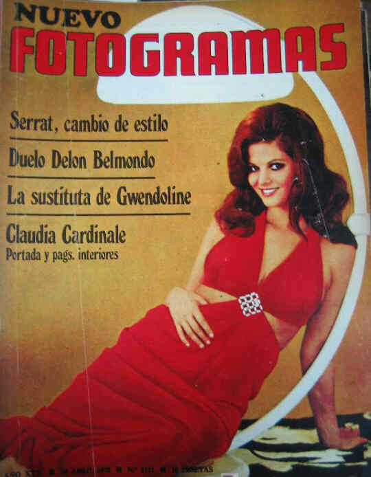 FOTOGRAMAS magazine cover Issue 1121 10 April 1970