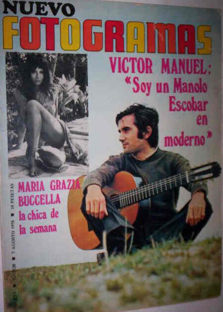 FOTOGRAMAS magazine cover Issue 1138 7 August 1970