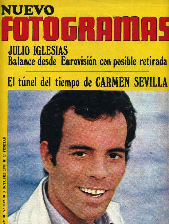 FOTOGRAMAS magazine cover Issue 1147 9 October 1970