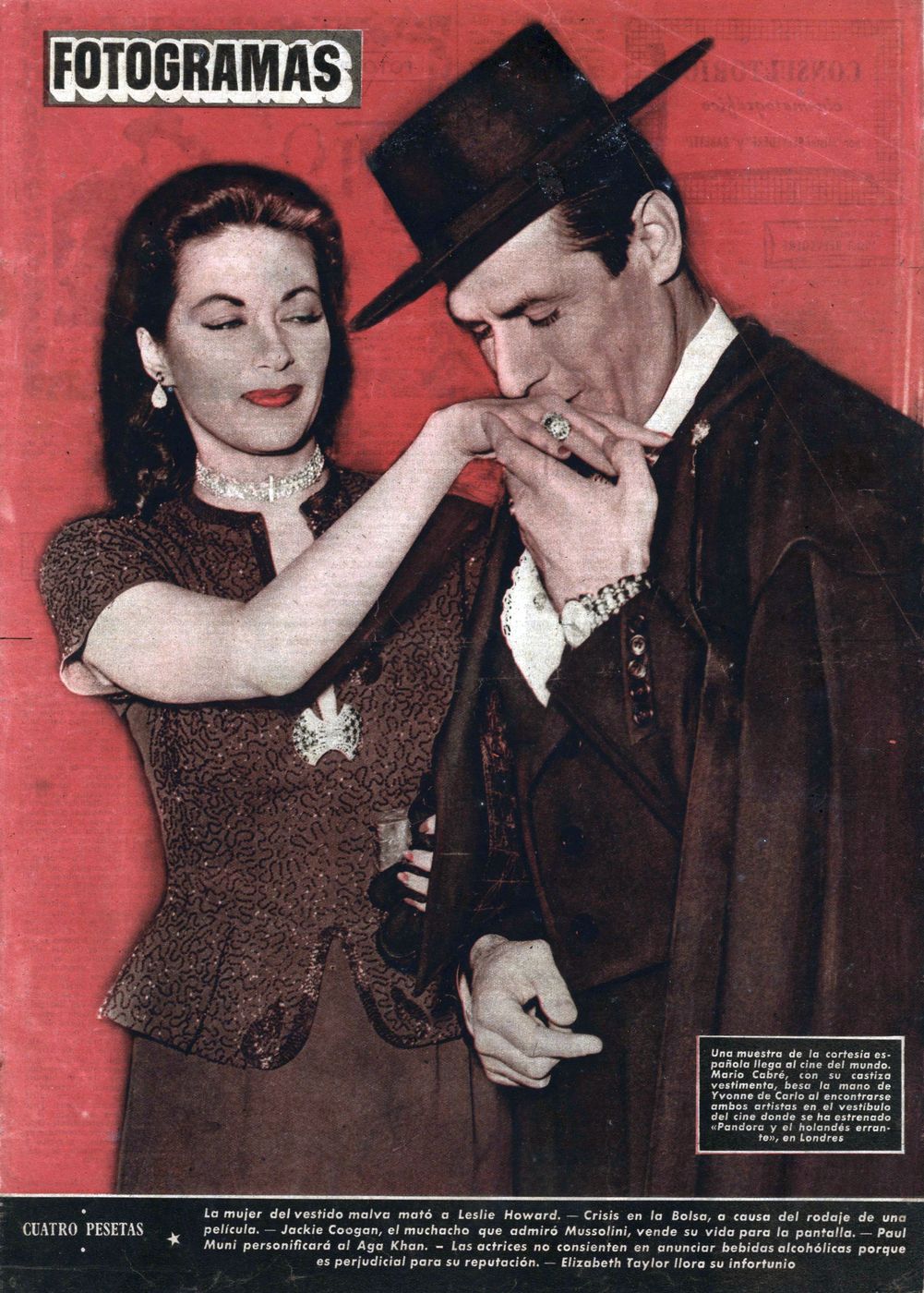 FOTOGRAMAS magazine cover Issue 117 9 February 1951