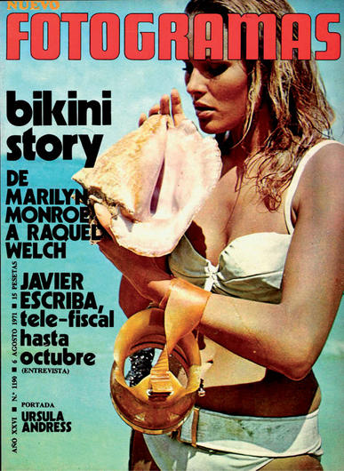 FOTOGRAMAS magazine cover Issue 1190 6 August 1971