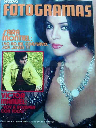 FOTOGRAMAS magazine cover Issue 1194 3 September 1971