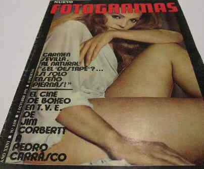FOTOGRAMAS magazine cover Issue 1198 1 October 1971