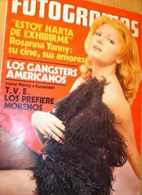 FOTOGRAMAS magazine cover Issue 1215 28 January 1972