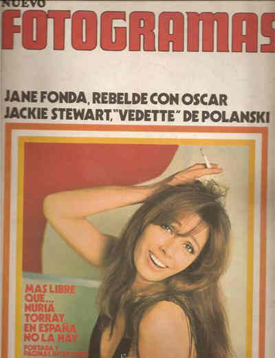 FOTOGRAMAS magazine cover Issue 1227 21 April 1972