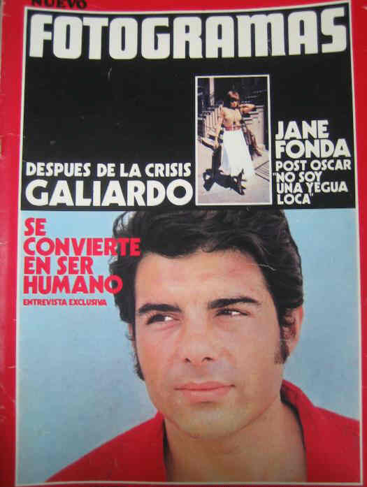 FOTOGRAMAS magazine cover Issue 1230 12 May 1972