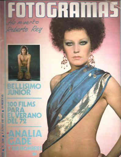 FOTOGRAMAS magazine cover Issue 1234 9 June 1972