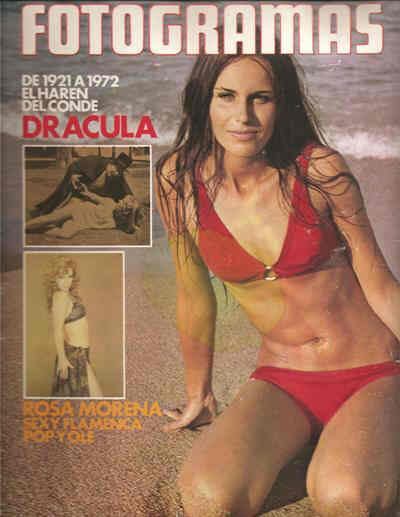 FOTOGRAMAS magazine cover Issue 1238 7 July 1972