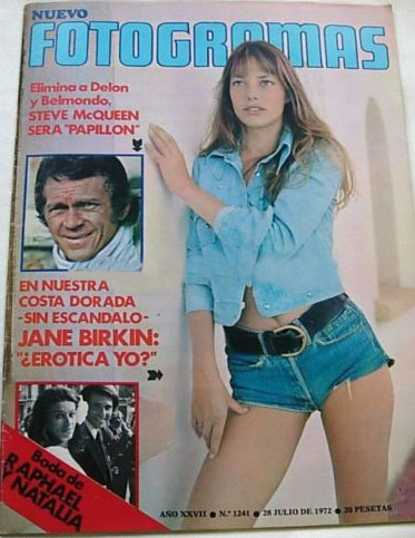 FOTOGRAMAS magazine cover Issue 1241 28 July 1972
