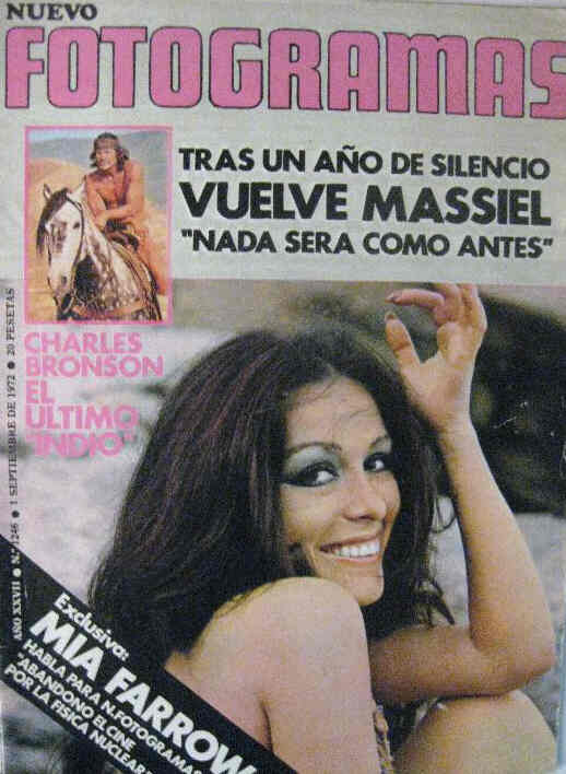 FOTOGRAMAS magazine cover Issue 1246 1 September 1972